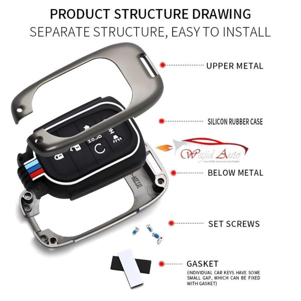 Honda civic 2022 metal key case