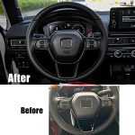 Steering Ring / Trim in carbon fiber for honda civic 2022