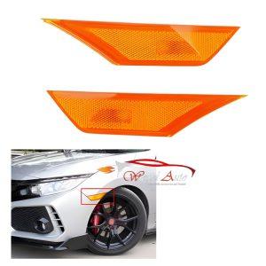 Honda civic x side marker lamp orange