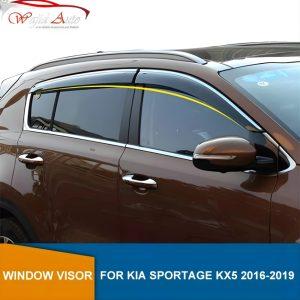 Airpress/sun visor clip fitting with chrome border for kia sportage