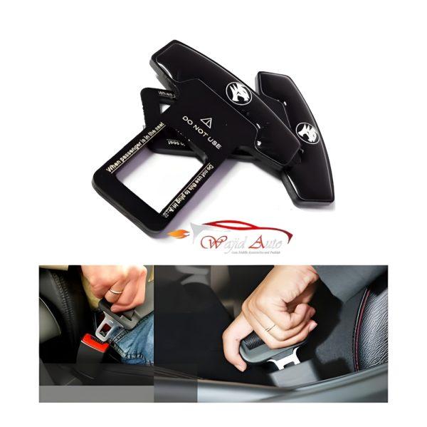 Seat belt clip luxury matte black proton