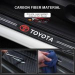 Toyota sill protector carbon