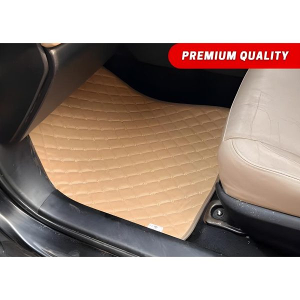 7D custom floor mats in rust colour for every car 3pc set