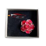 Ac vent perfume flower red