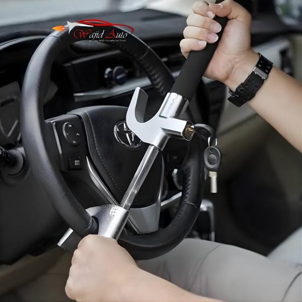 X1 car steering wheel lock in metal