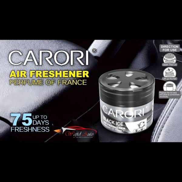 Carori gel perfume in black crystal