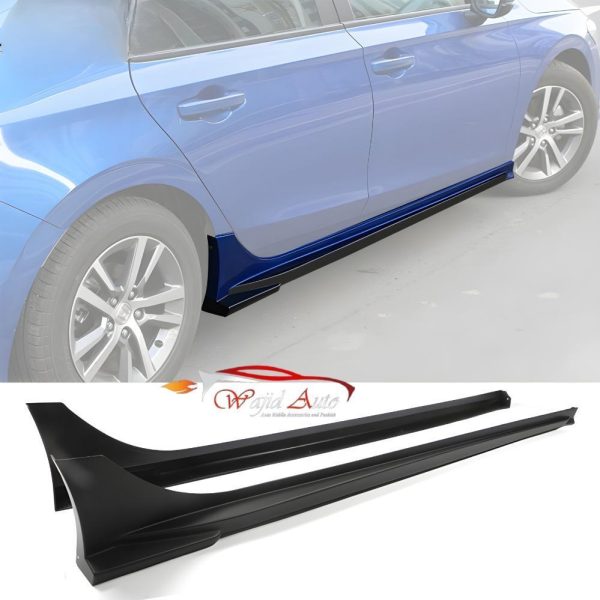 Honda civic 2022 side skirts / side panel glossy black