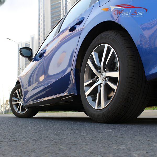 Honda civic 2022 side skirts glossy mugen style