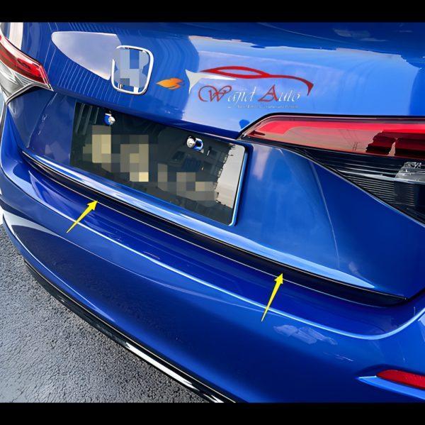 Honda civic trunk tail trim glossy