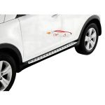 Kia sportage side steps dotted style oem fitting