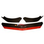 front bumper Mega splitter red