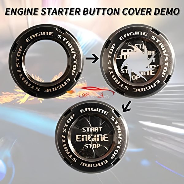 Push start cap spin roll style for every car in metal
