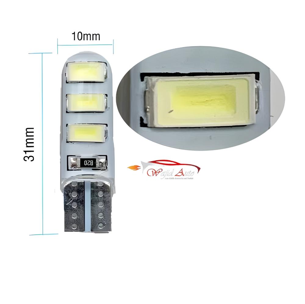 Car parking bulb silicone coat in white colour