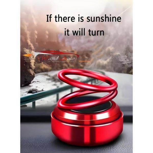 Solar rotating ring pure red colour