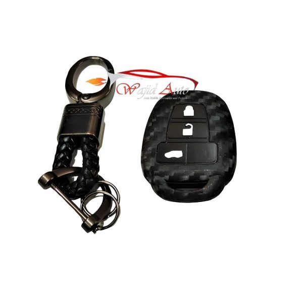 Toyota yaris carbon silicone key cover