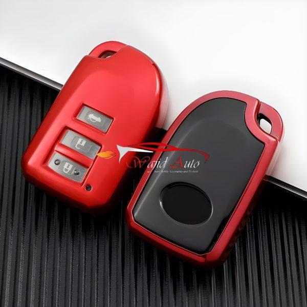 Toyota yaris 2020,2021,2022,2023,2024,2025 tpu key cover in red colour
