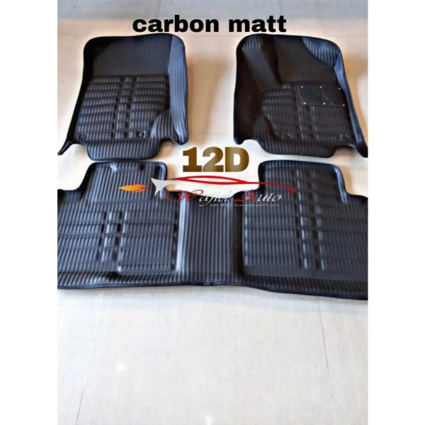 carbon Fiber style car floor mats 3pc set.