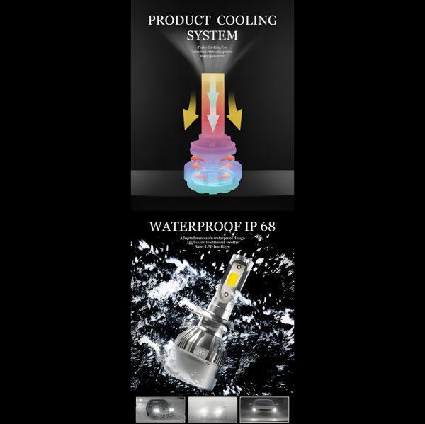 kaier v11 led lights water proof