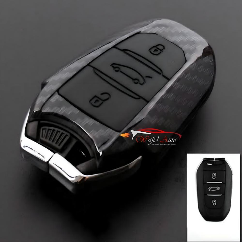 peugeot carbon key case