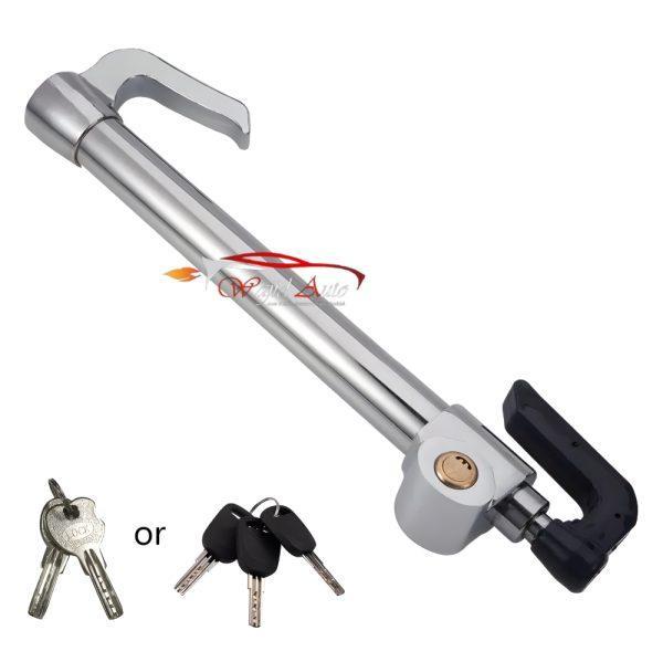 Car steering lock/anti theft lock amk in black and silver colour