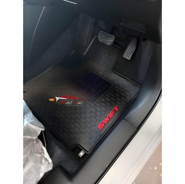 black latex rubber mats for suzuki swift 2022,2023,2024,2025