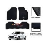 swift 2022 special floor mats/carpet mats in black colour