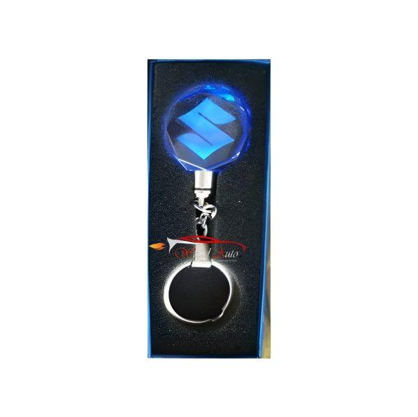 Crystal led key chain Suzuki