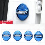 Honda Metal Door Lock Cover blue