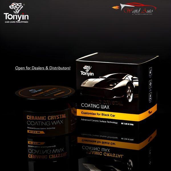 tonyin advanced crystal coating wax black