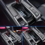 Gear shifter carbon fiber for honda civic x