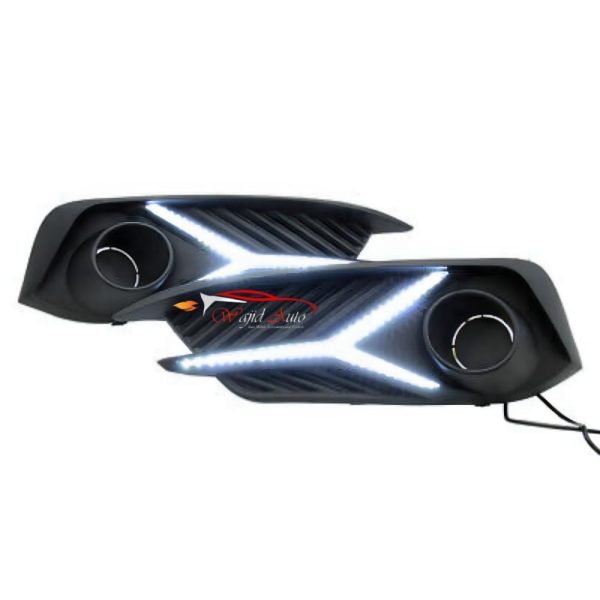 Sian style front bumper drl for honda civic x 2016,2017,2018,2019,2020,2021