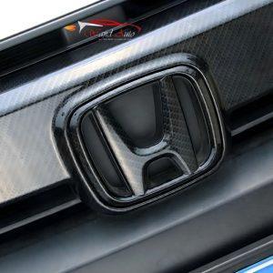 Honda Civic x front logo carbon