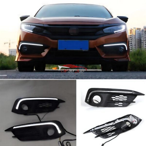 Honda civic x Front DRL premium v1