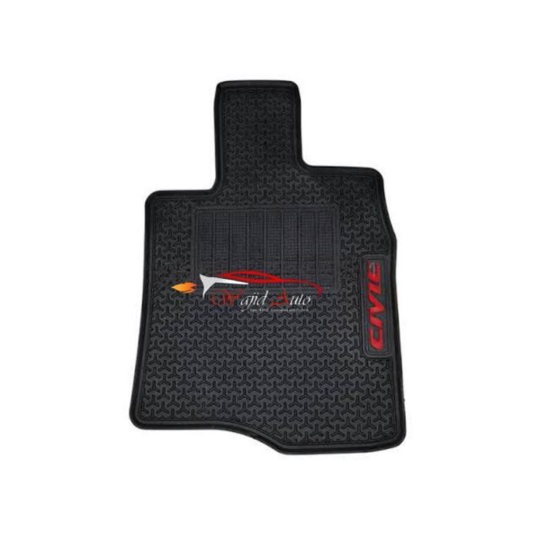 Honda civic 2022-2024 latex rubber floor mats in black colour