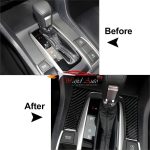 Honda civic x gear box trim carbon fiber