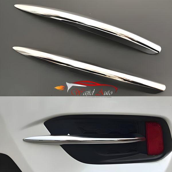 Honda civic x reflector light chrome trim