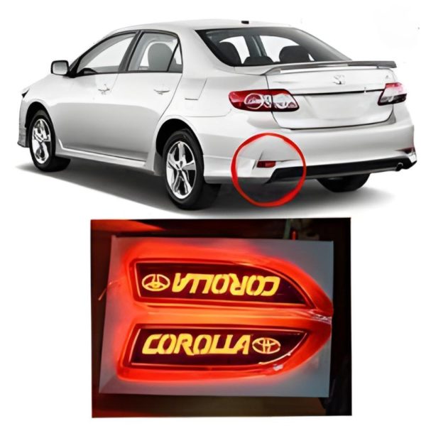 Toyota Corolla 2012-2014 reflector lights corolla logo