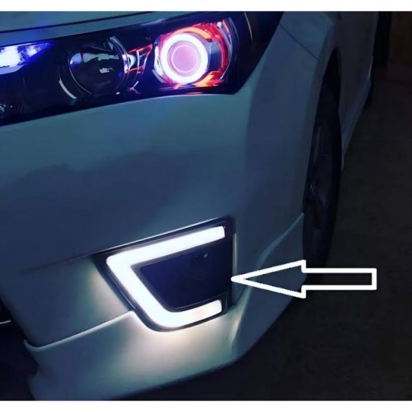 Toyota corolla fog lamp drl cover 2015-2017
