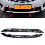 Toyota corolla front and rear chrome