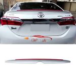 Toyota corolla trunk spoiler with light