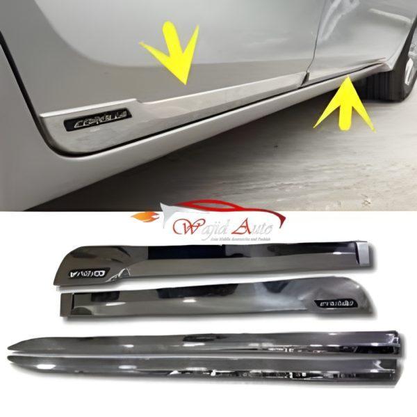 Toyota corolla 2015-2025 door molding chrome
