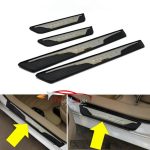 Toyota corolla 2015-2022 sill plates oem black