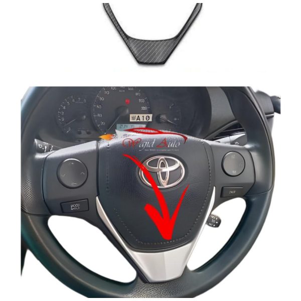 carbon fiber trim or cover for yaris steering