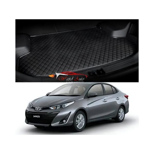 Toyota yaris 7d trunk mat