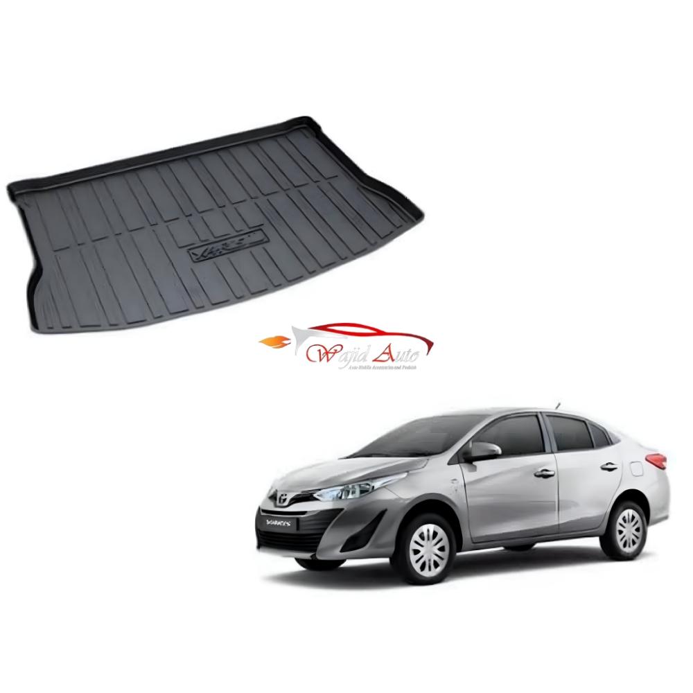 Toyota yaris trunk matt | Cargo matt in plastic material in black colour