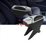 Universal armrest black chrome v