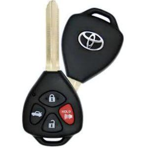 Toyota corolla 2009,2010,2011,2012,2013,2014 4 button key shell