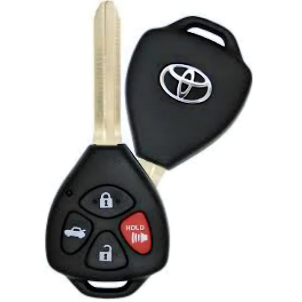 Toyota corolla 2009-2014 4 button key shell