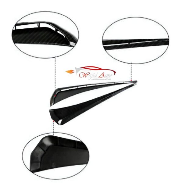 Universal fender air flow glossy black