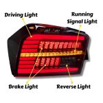 NEW STYLE RED COLOUR CITY 2010-2020 REAR LAMP